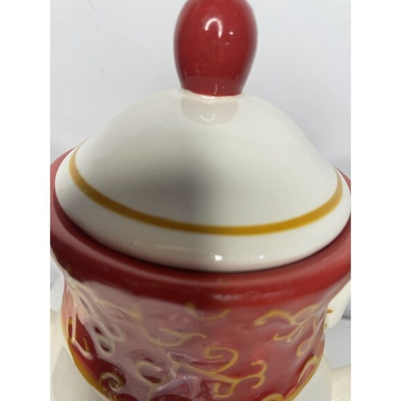 Dayspring Holiday NIB Christmas Teapot the meaning of the Christmas Wreath - Picture 12 of 12